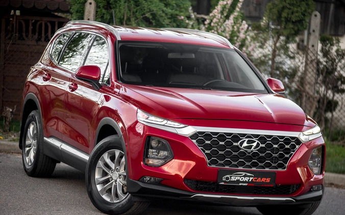 Hyundai Santa Fe cena 104900 przebieg: 17200, rok produkcji 2019 z Debrzno małe 596